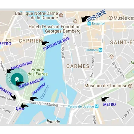 Apartamento Soleil Occitan/en Ville/metro/tram *